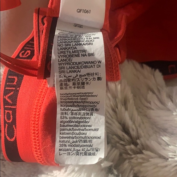 RED CALVIN KLEIN BRALETTE - Picture 6 of 6